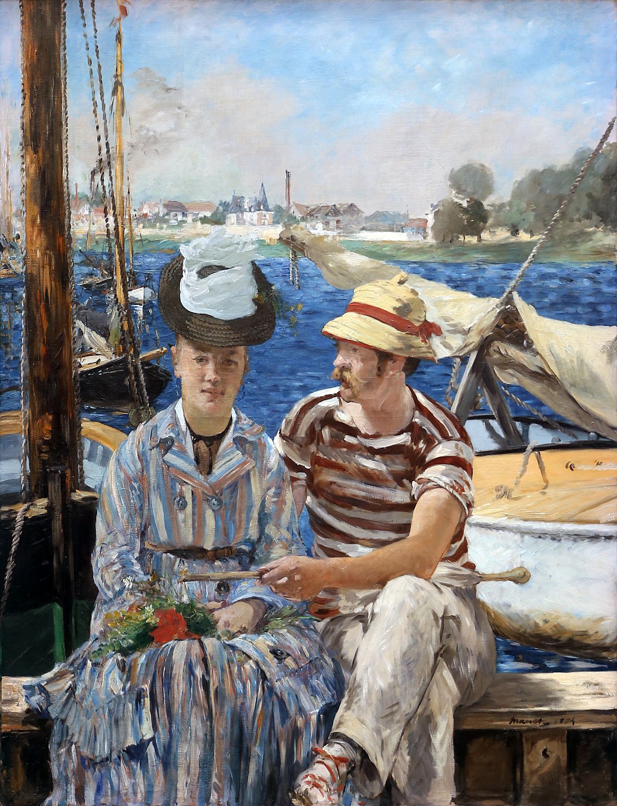 Argenteuil - Edouard Manet - Reproductions de tableaux et peintures haut de gamme