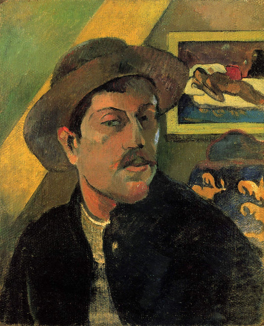 Autoportrait au chapeau - Paul Gauguin - Reproductions de tableaux et peintures haut de gamme