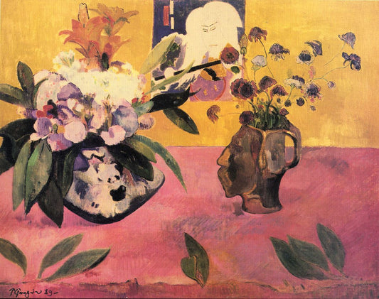 Nature morte à l'estampe japonaise - Paul Gauguin - Reproductions de tableaux et peintures haut de gamme