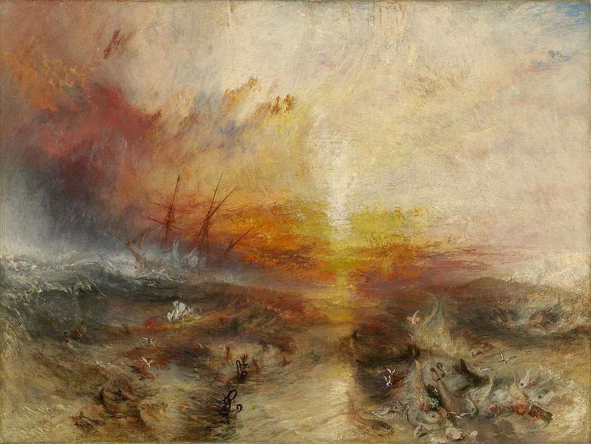 Le négrier - William Turner - Reproductions de tableaux et peintures haut de gamme