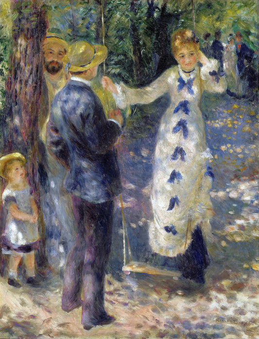 La Balançoire (Renoir) - Pierre-Auguste Renoir - Reproductions de tableaux et peintures haut de gamme