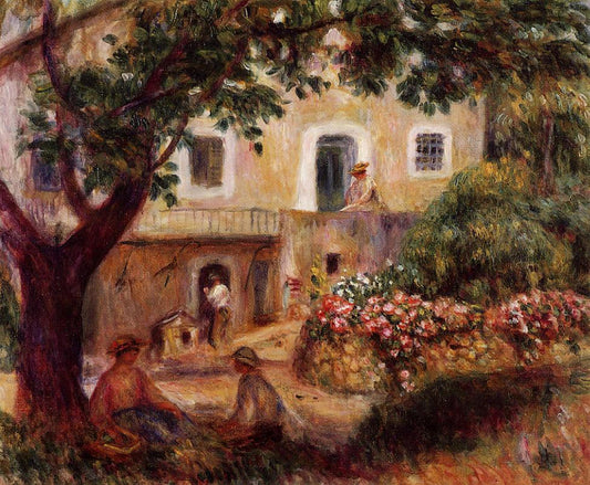 Le ferme - Pierre-Auguste Renoir - Reproductions de tableaux et peintures haut de gamme