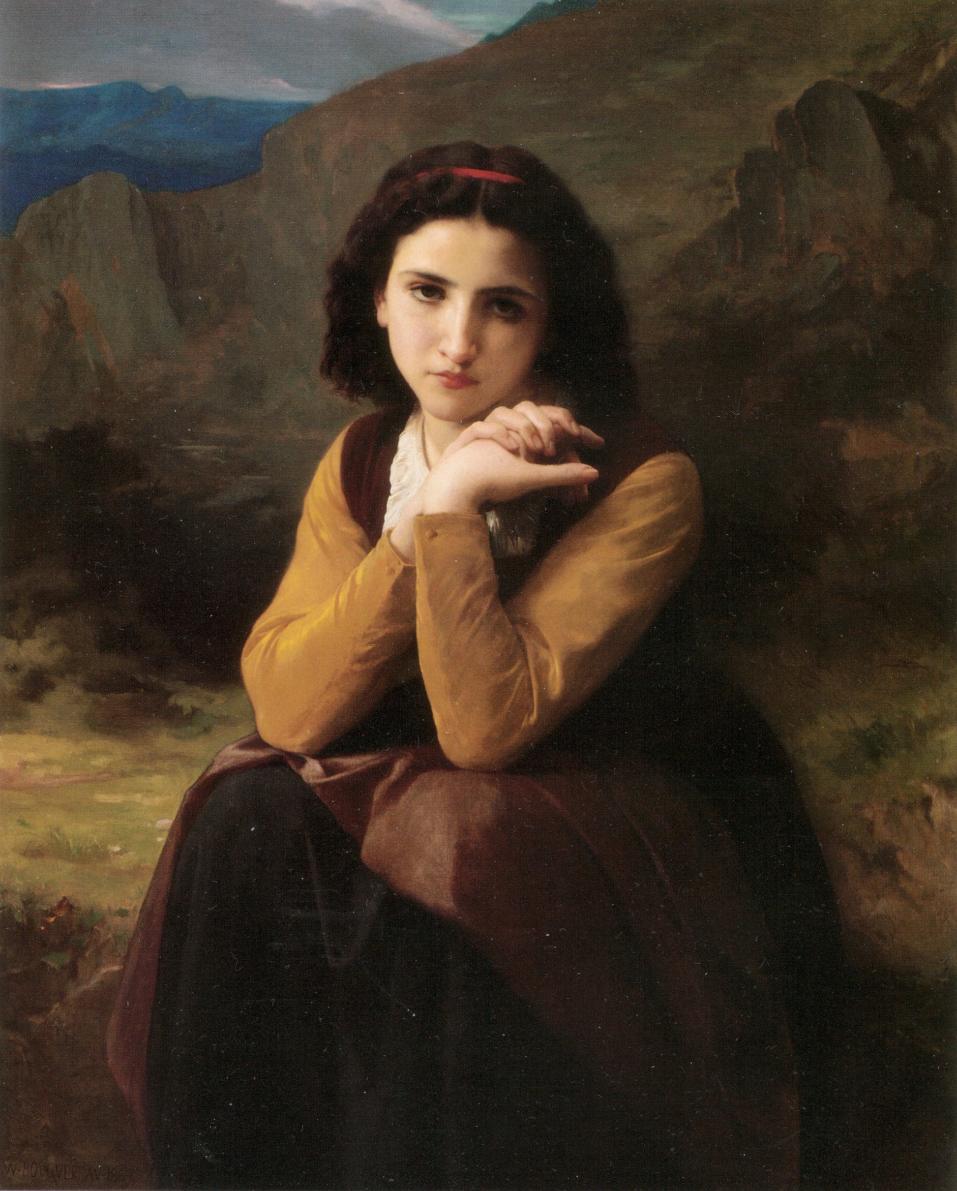 Mignon - William Bouguereau - Reproductions de tableaux et peintures haut de gamme