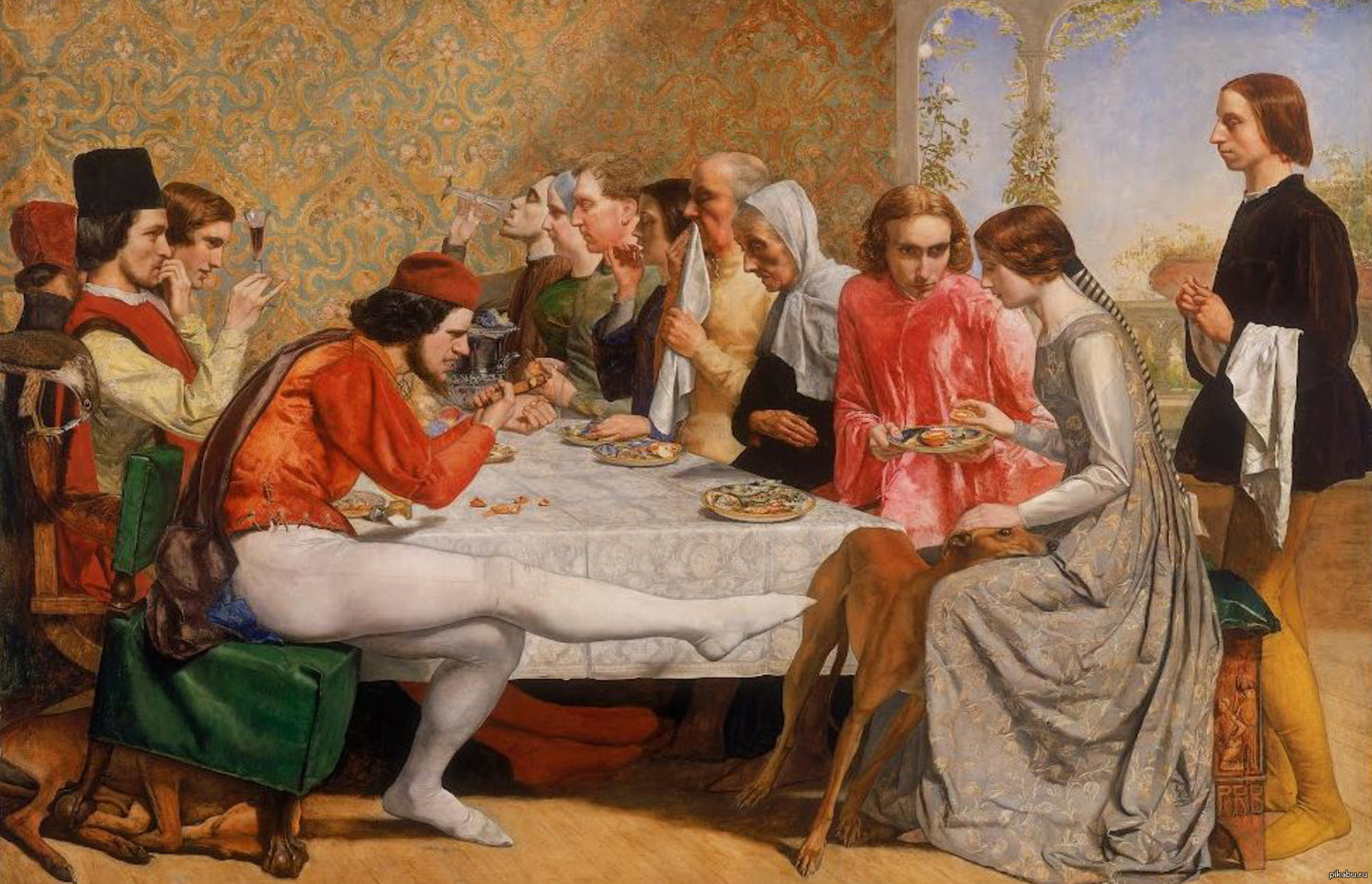 Isabella - John Everett Millais - Reproductions de tableaux et peintures haut de gamme