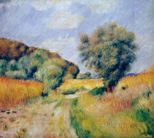 Champs de blé 1885 - Pierre-Auguste Renoir - Reproductions de tableaux et peintures haut de gamme