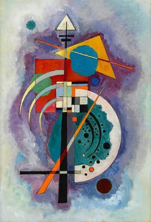 Hommage à Grohmann - Vassily Kandinsky - Reproductions de tableaux et peintures haut de gamme