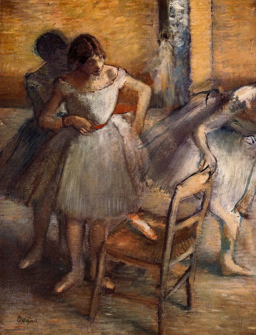 Danseurs, 1895-1900 - Edgar Degas - Reproductions de tableaux et peintures haut de gamme