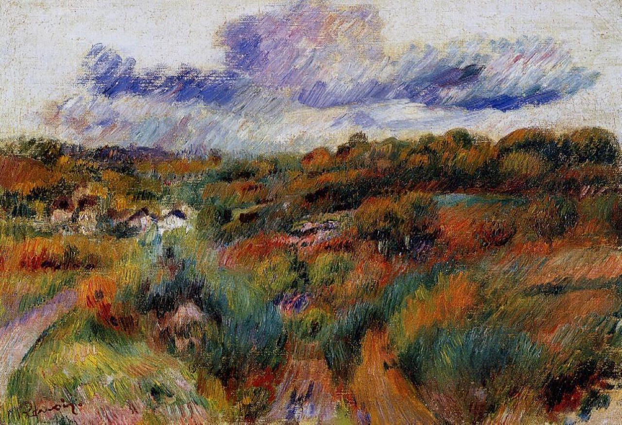 Paysage 1893 - Pierre-Auguste Renoir - Reproductions de tableaux et peintures haut de gamme