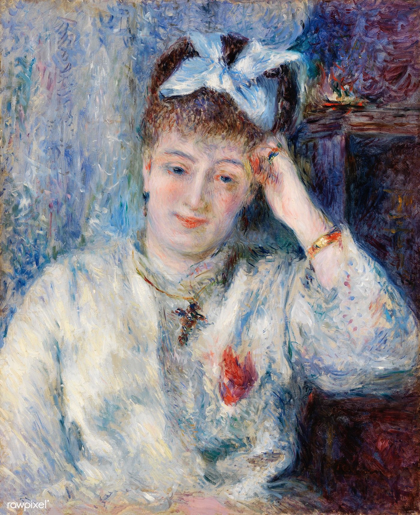 Portrait de Marie Murer - Pierre-Auguste Renoir - Reproductions de tableaux et peintures haut de gamme