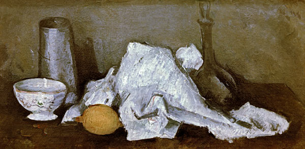 Pot à lait et citron II - Paul Cézanne - Reproductions de tableaux et peintures haut de gamme