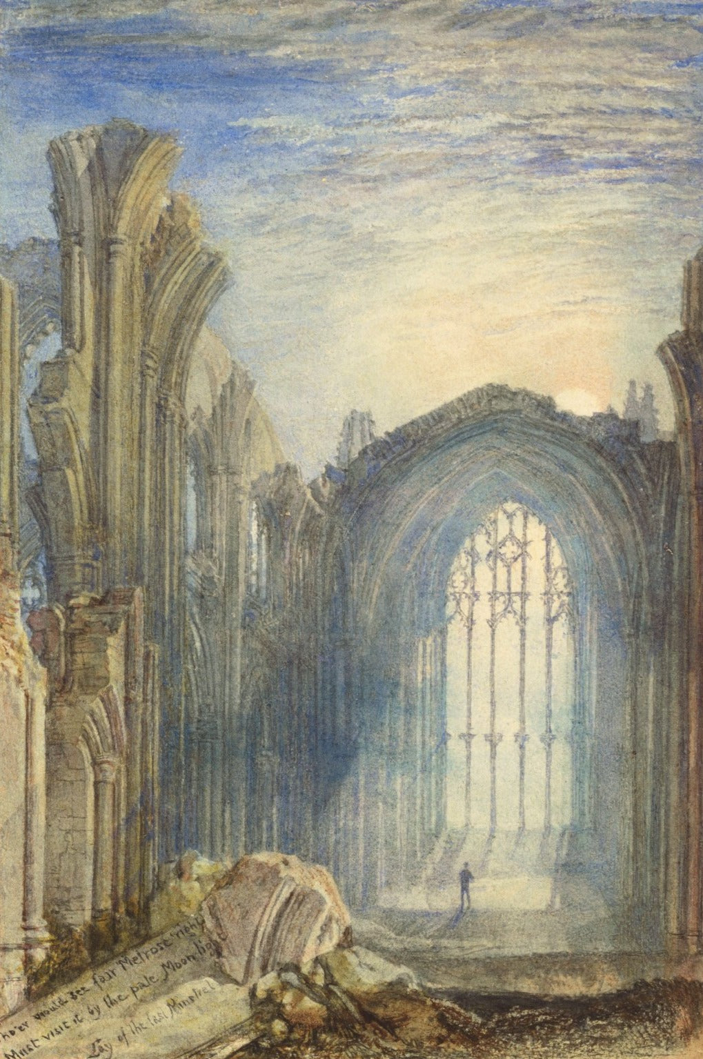 Le mensonge du dernier Ménestrel - William Turner - Reproductions de tableaux et peintures haut de gamme