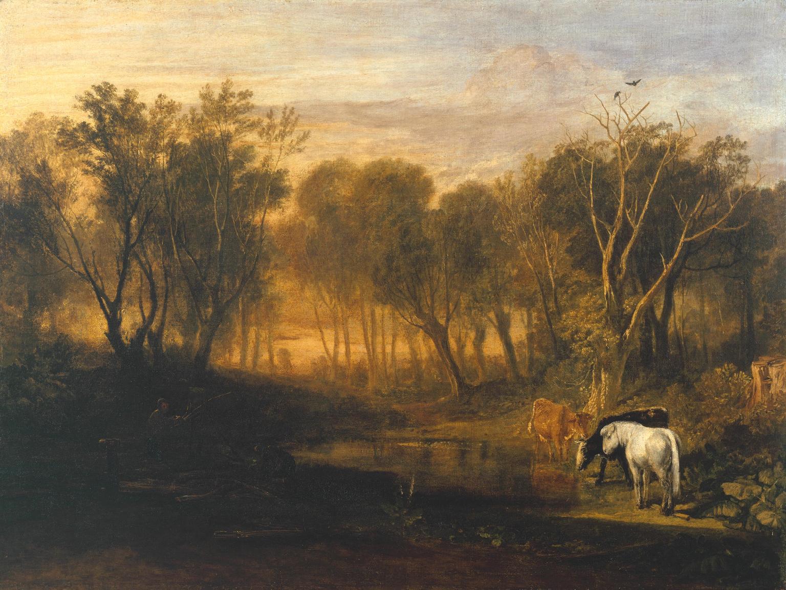 La forêt de Bere - William Turner - Reproductions de tableaux et peintures haut de gamme