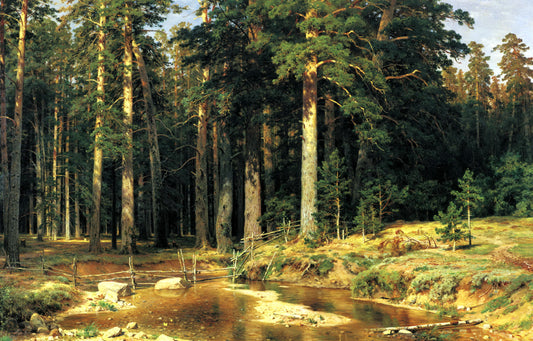 Bosquet de l'arbre à mât - Ivan Shishkin - Reproductions de tableaux et peintures haut de gamme