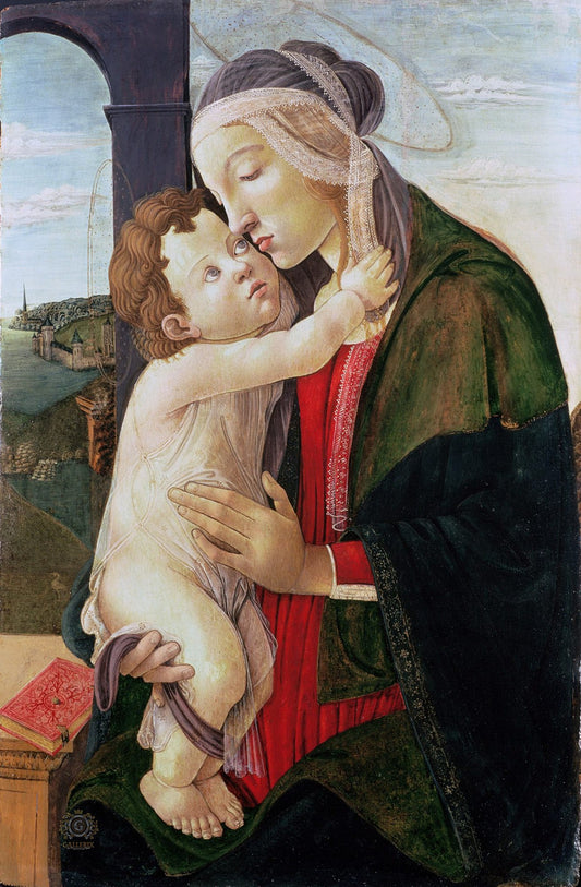 La Vierge à l'Enfant, 15ème siècle - Sandro Botticelli - Reproductions de tableaux et peintures haut de gamme