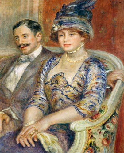 Monsieur et Madame Bernheim de Villers - Pierre-Auguste Renoir - Reproductions de tableaux et peintures haut de gamme