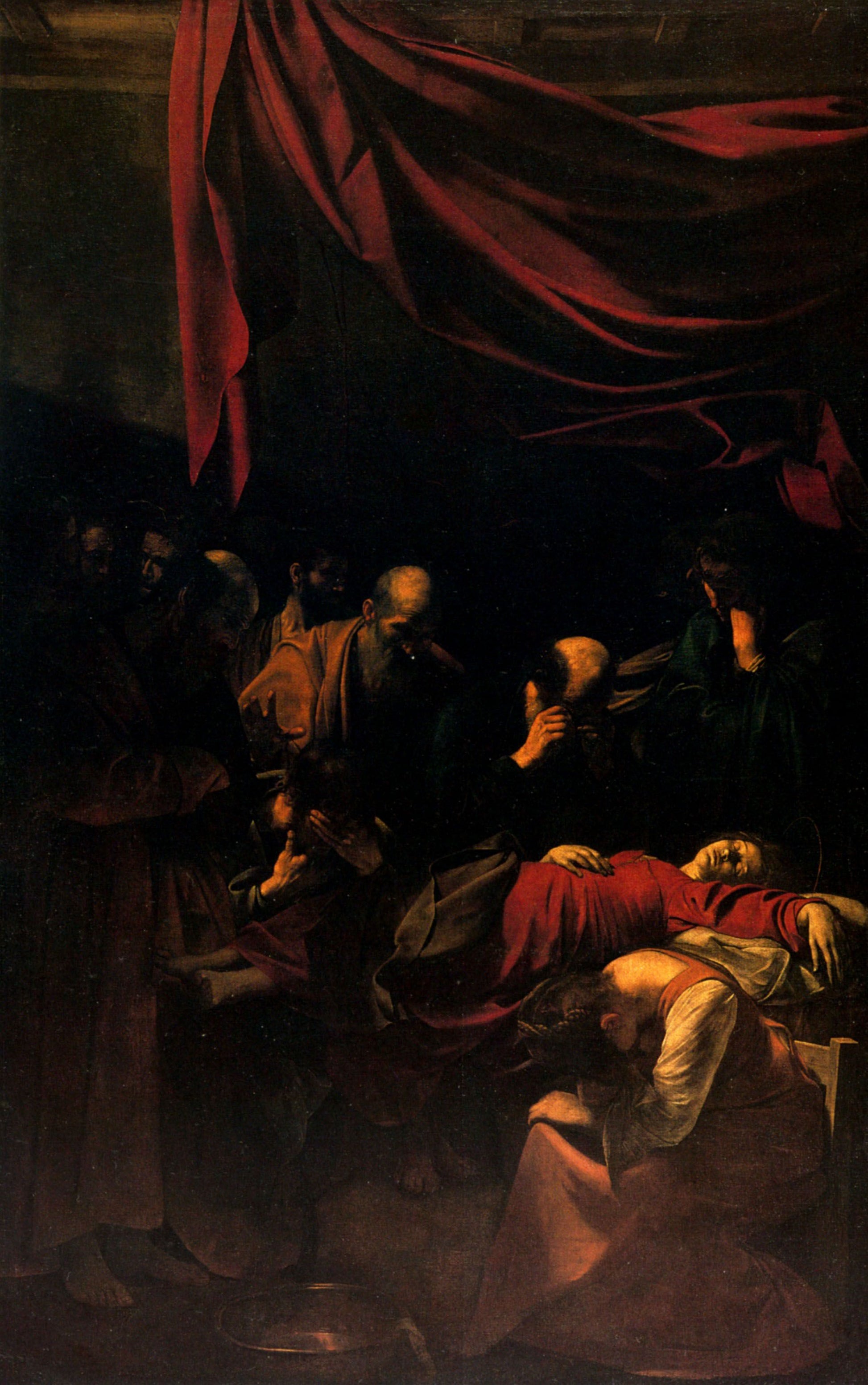 La Mort de la Vierge - Caravage - Reproductions de tableaux et peintures haut de gamme