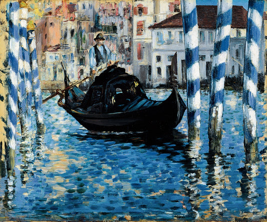 Le Grand Canal à Venise - Edouard Manet - Reproductions de tableaux et peintures haut de gamme