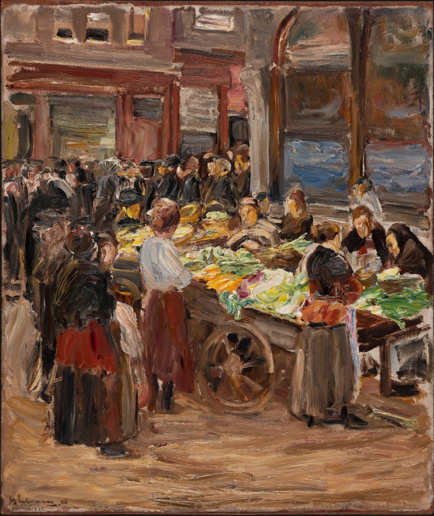 Rue juive à amsterdam - Max Liebermann - Reproductions de tableaux et peintures haut de gamme