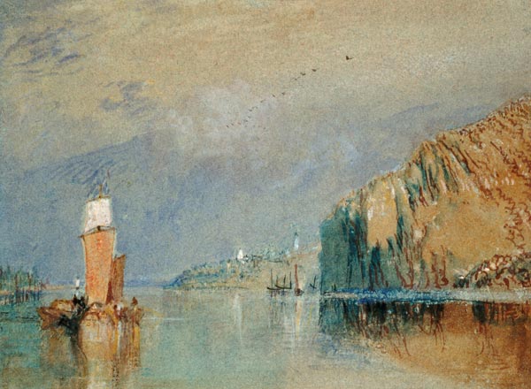 Coteaux de Mauves - William Turner - Reproductions de tableaux et peintures haut de gamme