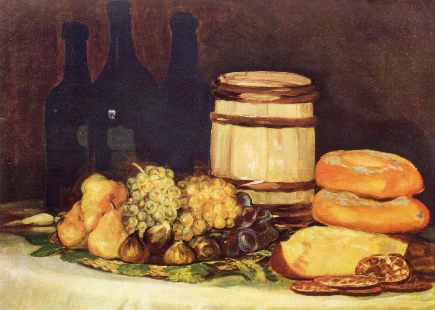 Nature morte avec des fruits - Francisco de Goya - Reproductions de tableaux et peintures haut de gamme