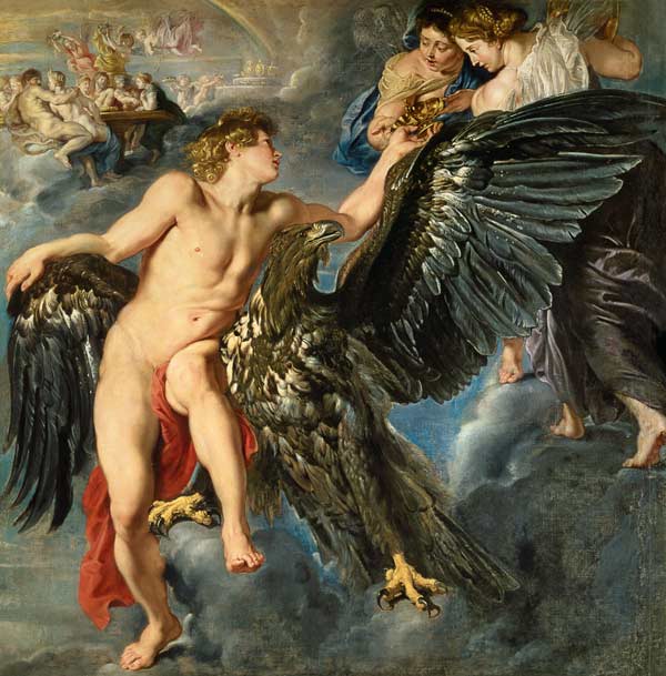 L'enlèvement de Ganymède - Peter Paul Rubens - Reproductions de tableaux et peintures haut de gamme