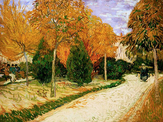 Jardin d'automne - Van Gogh - Reproductions de tableaux et peintures haut de gamme