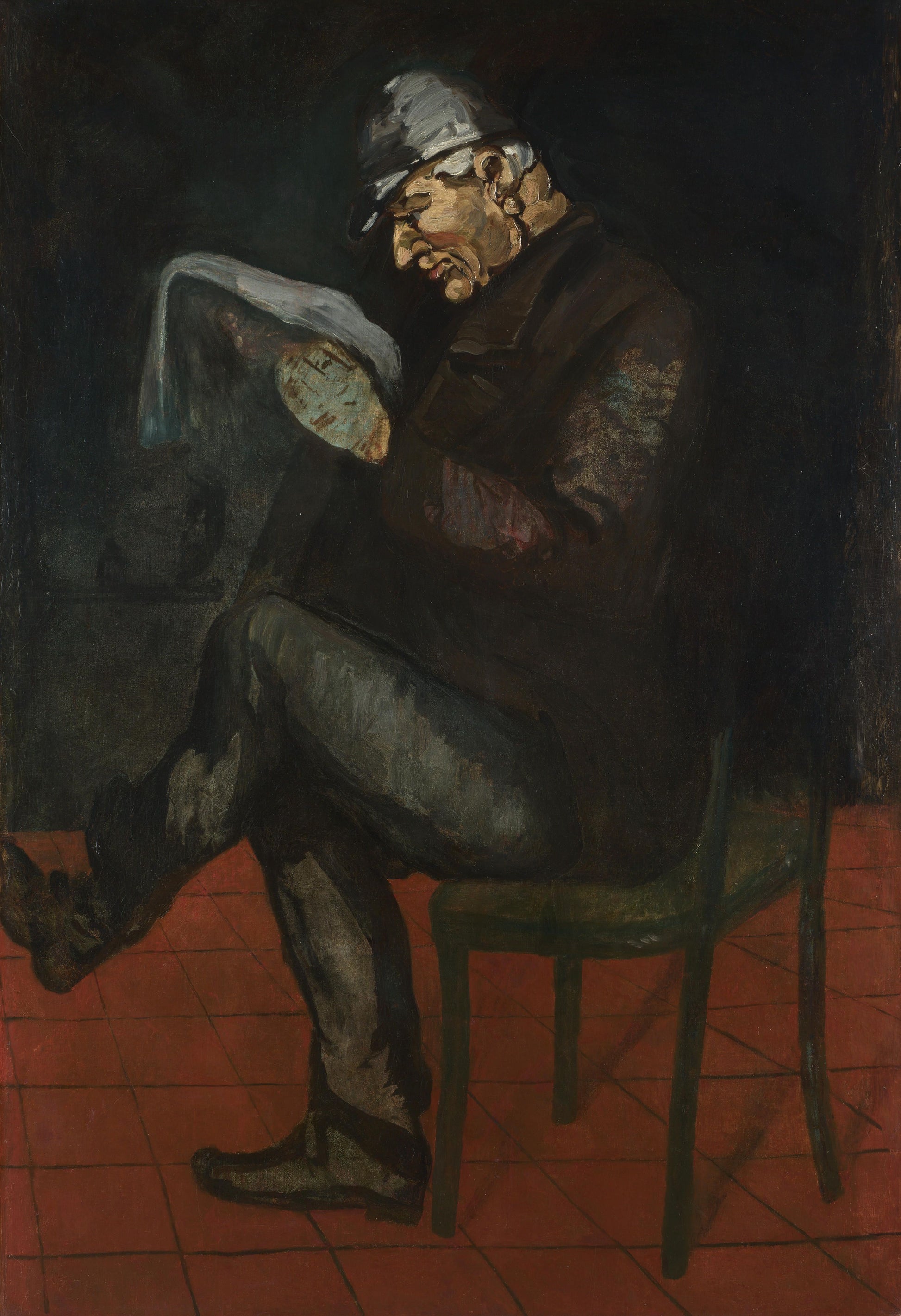 Le père du peintre, Louis-Auguste Cézanne - Paul Cézanne - Reproductions de tableaux et peintures haut de gamme