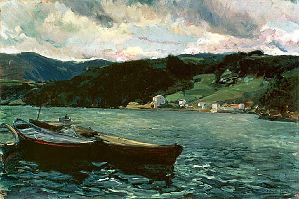 Estuaire du Nalon, Asturies - Sorolla - Reproductions de tableaux et peintures haut de gamme