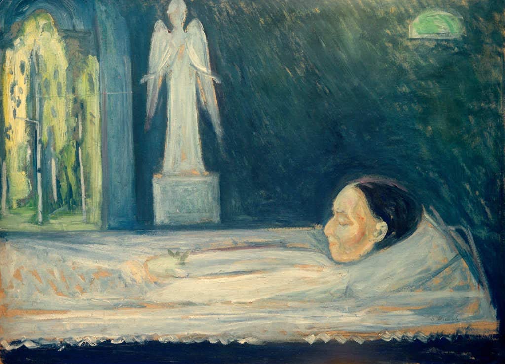 Ange de la mort - Edvard Munch - Reproductions de tableaux et peintures haut de gamme