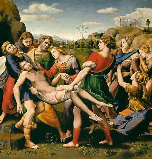 Mise au tombeau du Christ - Raphaël (peintre) - Reproductions de tableaux et peintures haut de gamme