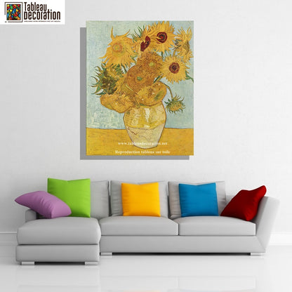 Les Tournesols - Van Gogh - Reproductions de tableaux et peintures haut de gamme