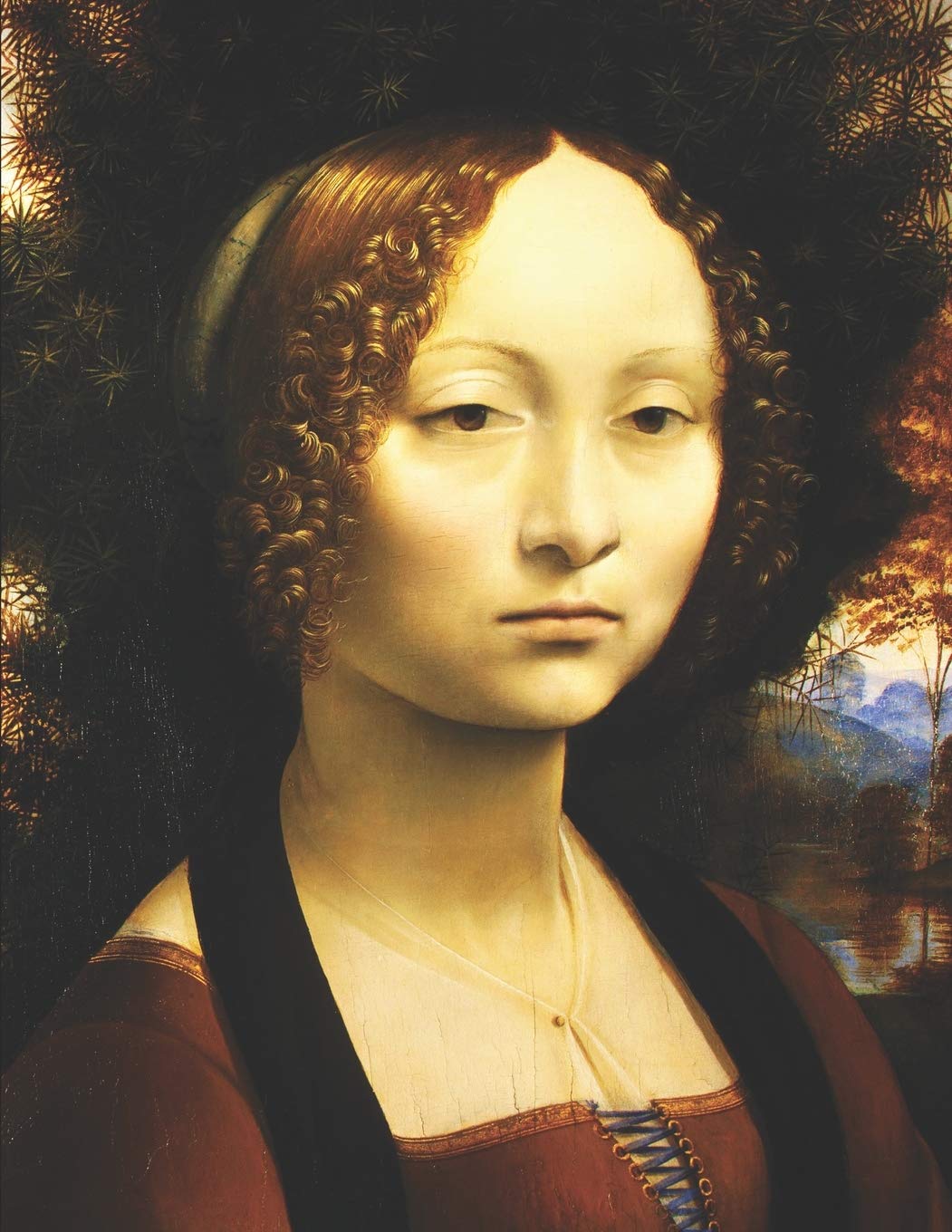 Ginevra de benci - Léonard de Vinci - Reproductions de tableaux et peintures haut de gamme