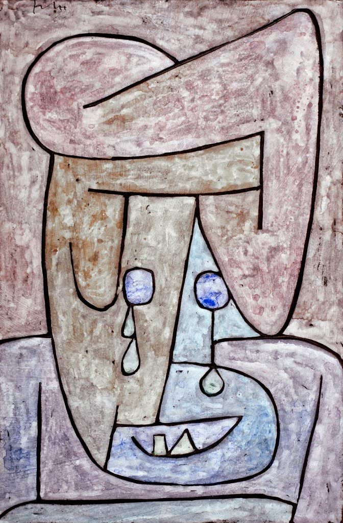 Femme en pleurs, 1939 - Paul Klee - Reproductions de tableaux et peintures haut de gamme