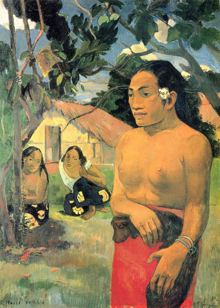 E haere oe i hia - Paul Gauguin - Reproductions de tableaux et peintures haut de gamme