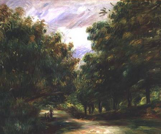 La route près de Cagnes - Pierre-Auguste Renoir - Reproductions de tableaux et peintures haut de gamme