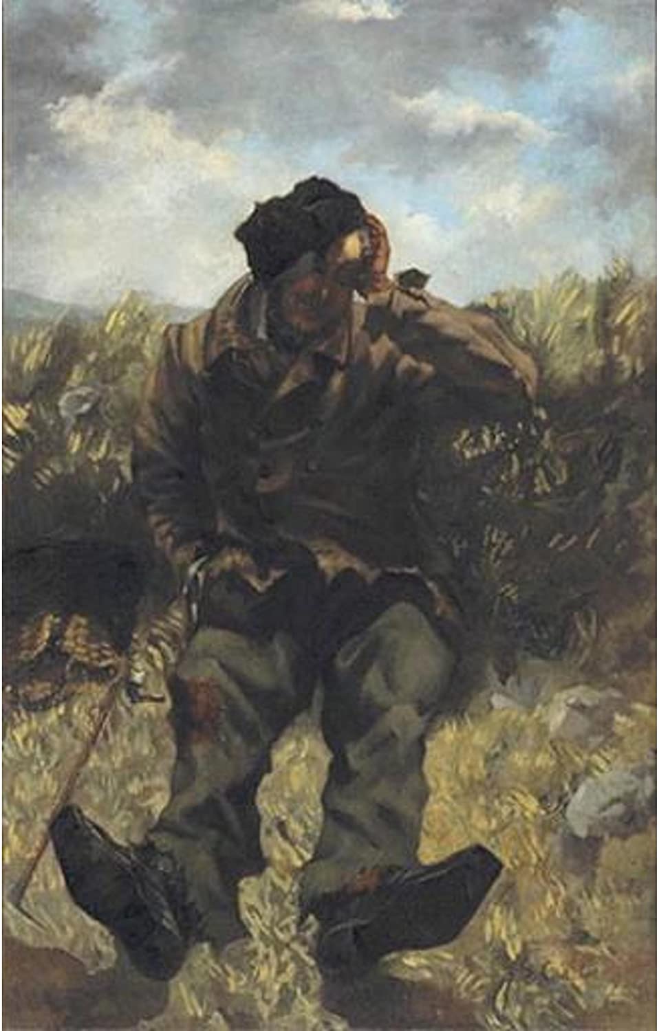 Le Vagabond - Gustave Courbet - Reproductions de tableaux et peintures haut de gamme