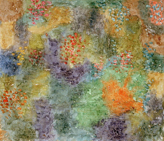 Jardin du nord en bleu - Paul Klee - Reproductions de tableaux et peintures haut de gamme