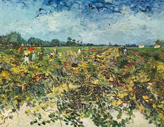 Le vignoble vert - Van Gogh - Reproductions de tableaux et peintures haut de gamme