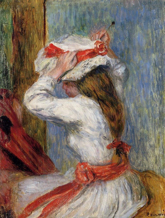 Une tête d'enfant - Pierre-Auguste Renoir - Reproductions de tableaux et peintures haut de gamme