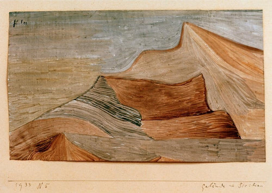 Paysages du Sud, 1933 - Paul Klee - Reproductions de tableaux et peintures haut de gamme