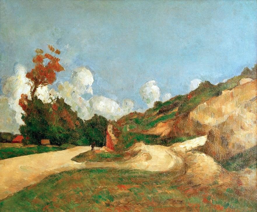 La Route - Paul Cézanne - Reproductions de tableaux et peintures haut de gamme