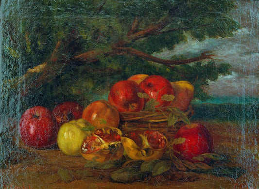 Pommes, grenades, poires - Gustave Courbet - Reproductions de tableaux et peintures haut de gamme