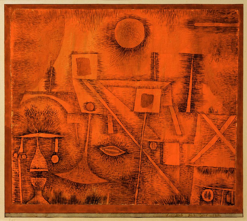 Scénique-physiognomique - Paul Klee - Reproductions de tableaux et peintures haut de gamme