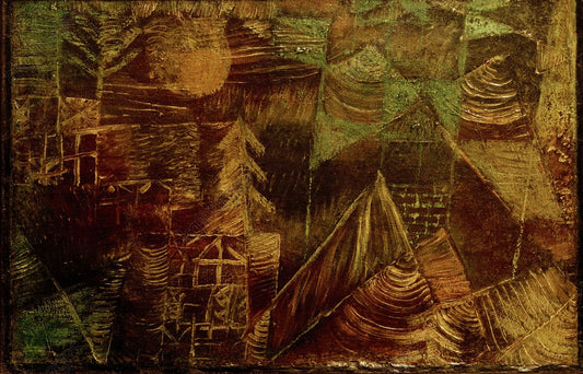 Ermitage en forêt, 1921 - Paul Klee - Reproductions de tableaux et peintures haut de gamme