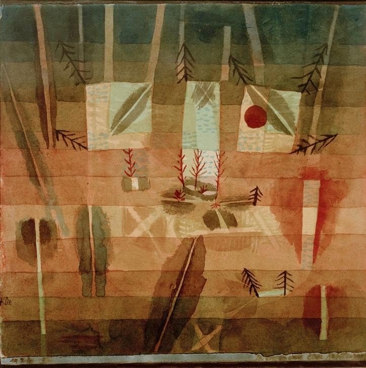 Physionomie d'une plantation - Paul Klee - Reproductions de tableaux et peintures haut de gamme