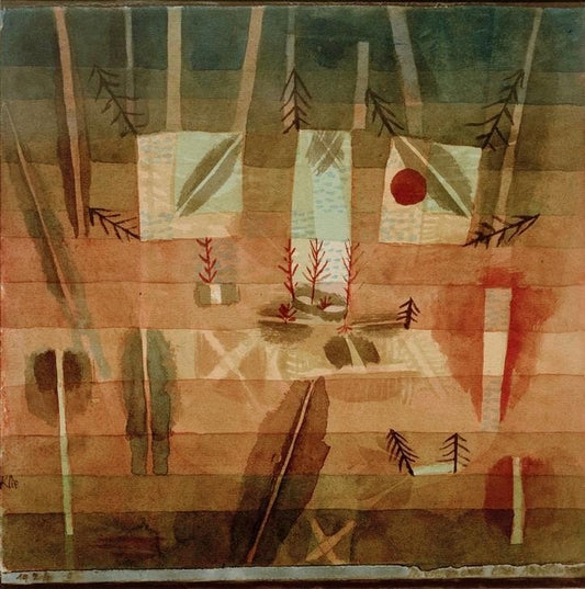 Physionomie d'une plantation - Paul Klee - Reproductions de tableaux et peintures haut de gamme