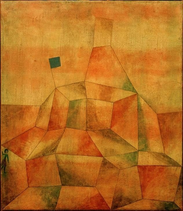 Burghuegel, 1929 - Paul Klee - Reproductions de tableaux et peintures haut de gamme