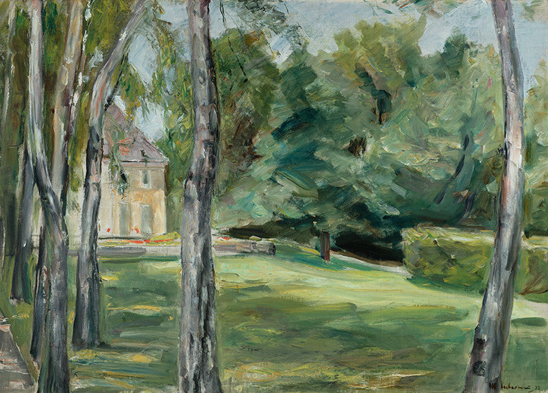 Maison dans le jardin - Max Liebermann - Reproductions de tableaux et peintures haut de gamme