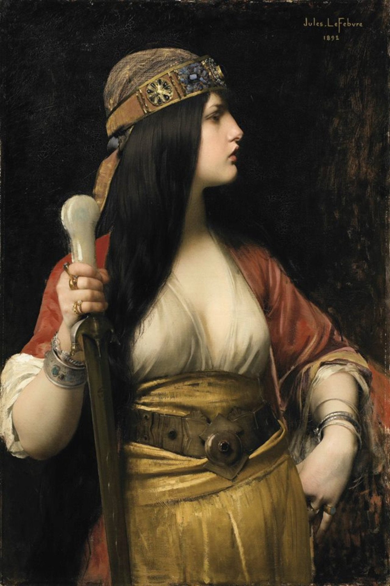 Judith, 1892 - Jules Lefebvre - Reproductions de tableaux et peintures haut de gamme