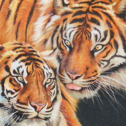 Couple de tigres - 60 X 80 cm - Reproductions de tableaux et peintures haut de gamme